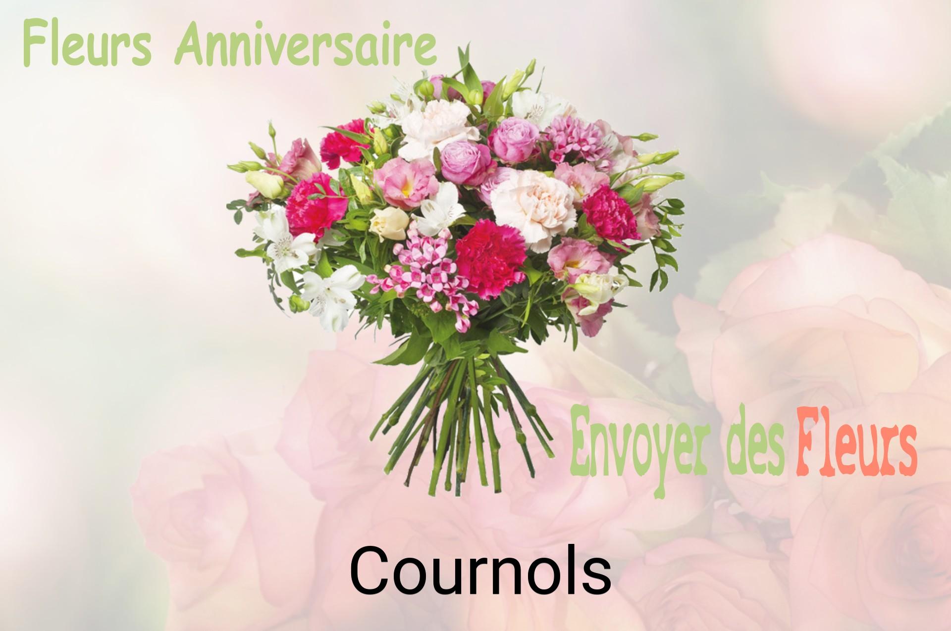 Bouquet de fleurs d’anniversaire livré à Cournols